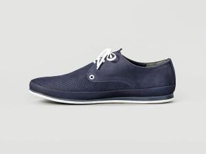 Перфорированная мужская обувь Faber - 1123913_7 синего цвета